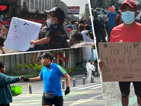 "Llórele, llórele, ya nos hacía falta", la cara emotiva del Maratón CDMX 2021