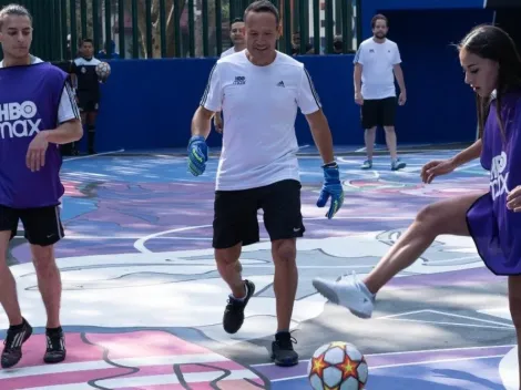 Nueva cancha en la Del Valle intervenida por HBO Max y TNT Sports