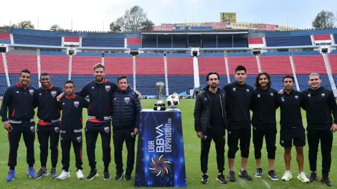Jugadores y cuerpo técnico del Atlante campeón en el torneo Grita México Apertura 2021.