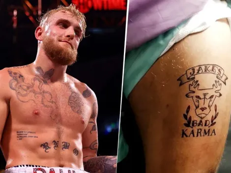 Un campeón mundial se tatuó para invitar a pelear a Jake Paul