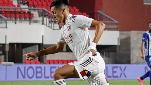 Pablo Solari en la victoria sobre La "U"