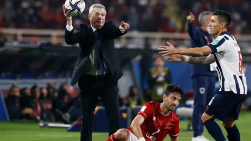 Javier Aguirre y Matías Kranevitter contra Al-Ahly.