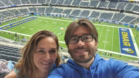 Martín Uribe, invitado especial de los Rams para el Super Bowl LVI.