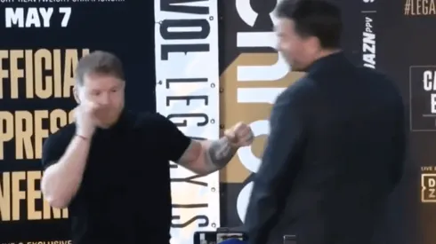 VIDEO: Canelo Álvarez le dio a Eddie Hearn el mayor susto de su vida