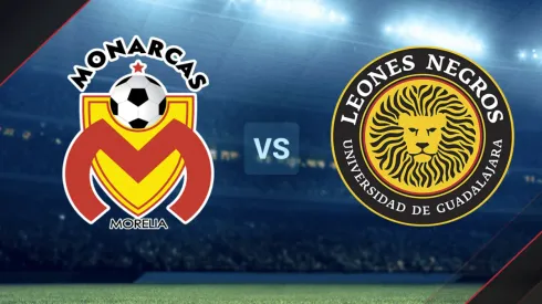 Morelia vs. Leones Negros por la Liga de Expansión.