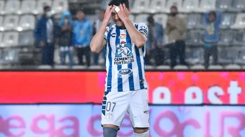 Ibáñez se lamenta tras el penal fallado.