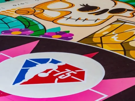 Christon Staples, dunker de NBA, se luce con niños oaxaqueños