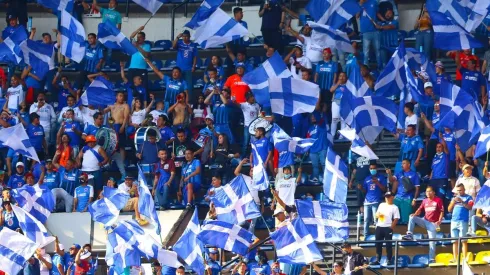 La afición celeste en el Repechaje ante Necaxa.