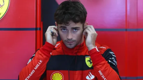 Charles Leclerc debió abandonar en Barcelona.