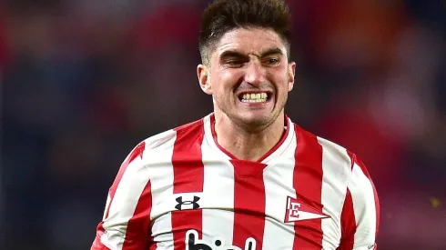 Gustavo del Prete anotó 12 goles en 36 partidos de liga con Estudiantes.