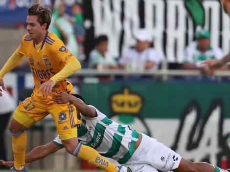 Video: golpes de puño entre jugadores de Tigres y Santos