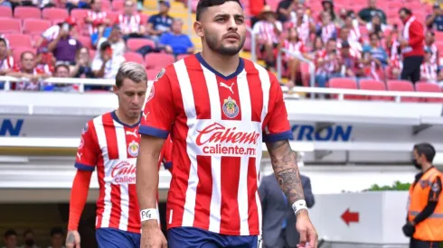 Alexis Vega en el primer partido de Chivas en el torneo Apertura 2022.