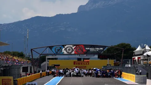 La recta principal del Circuito Paul Ricard, a la espera de un nuevo fin de semana de Fórmula 1.