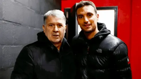 Gerardo Martino y Lionel Scaloni en su encuentro en Argentina.