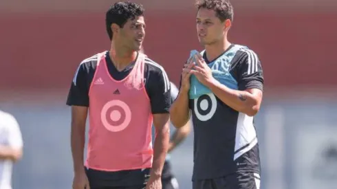 Carlos Vela y Javier Chicharito Hernández, dos ídolos de Alexis Vega.