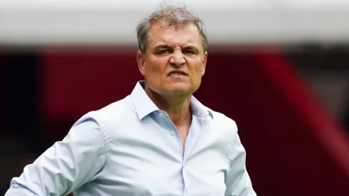 Ciudad de Mexico, 14 de agosto de 2022. Diego Aguirre, Director Tecnico , durante el partido de la jornada 8 del torneo Apertura 2022 de la Liga BBVA MX, entre la Máquina Celeste del Cruz Azul y los Diablos Rojos del Toluca, celebrado en el estadio Azteca. Foto: Imago7/ Rafael Vadillo