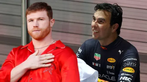 Saúl Álvarez felicitó a Sergio Pérez.