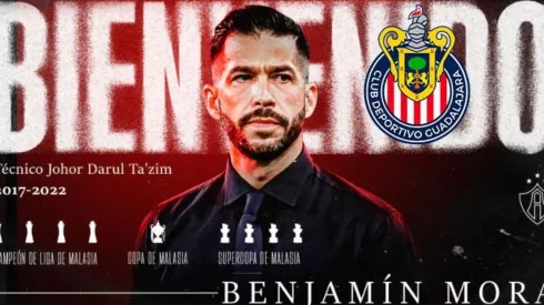 Los tuits de Benjamín Mora, DT de Atlas, en apoyo a Chivas