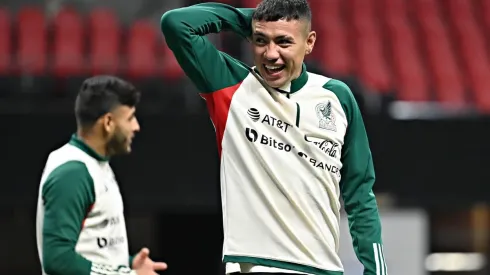 Emilio Lara previo a su debut con la selección mexicana.