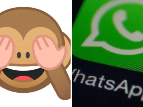 El significado real del emoji del mono tapándose la cara de WhatsApp