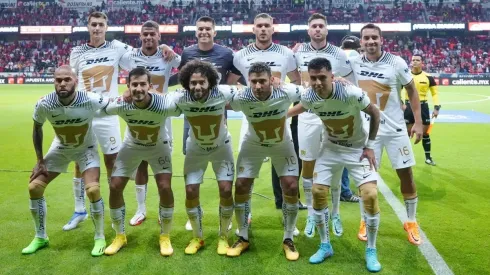 Toluca, Estado de Mexico, 10 de septiembre de 2022. Foto de equipo de Pumas, durante el partido de la jornada 14 del torneo Apertura 2022 de la Liga BBVA MX, entre los Diablos Rojos del Toluca y los Pumas de la UNAM, celebrado en el estadio Nemesio Diez. Foto: Imago7/ Rafael Vadillo