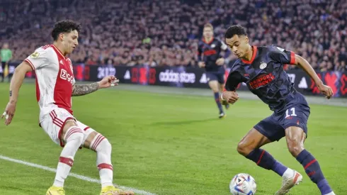 AMSTERDAM, 06-11-2022, JohanCruyff Stadium. Dutch football, Eredivisie, season 2022-2023. Game between Ajax and PSV 1-2