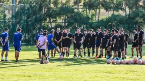 Cruz Azul en su pretemporada en la Riviera Maya.