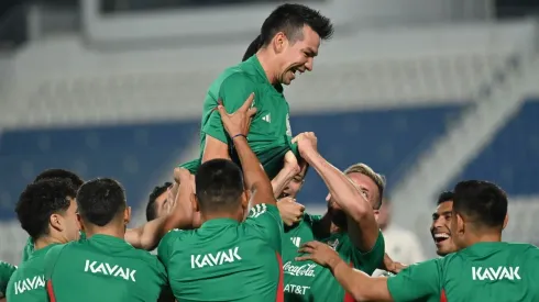 Buen clima en el entrenamiento de la Selección Mexicana.