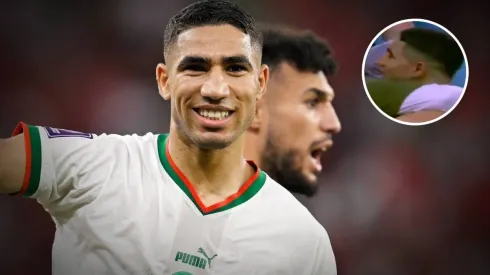 Hakimi y su madre Marruecos 2022