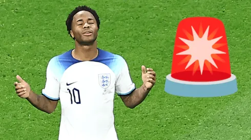 Golpe al interior de la plantilla inglesa.