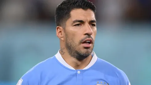 Luis Suárez en la Copa del Mundo Qatar 2022 con la selección uruguaya.