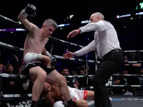 ¡Insólito! Quiso seguir peleando después que lo noquearan y casi lo vuelven a noquear