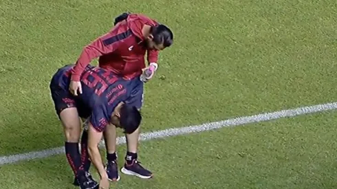 Aldo Rocha lesionado con Atlas