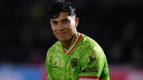 Carlos Salcedo con los Bravos de Juárez en el torneo Clausura 2023.