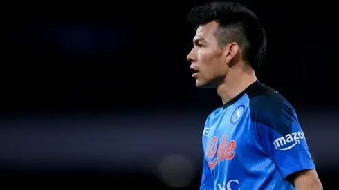 SSC Napoli v SS Lazio - Serie A Hirving Lozano of SSC Napoli looks on during the Serie A match between SSC Napoli and SS