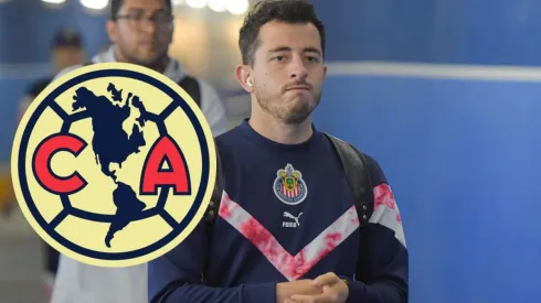 Alan Mozo en su llegada al estadio.