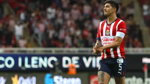 Víctor Guzmán en el estadio Akron.