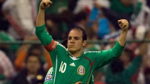 Cuauhtémoc Blanco en la eliminatoria al Mundial Sudáfrica 2010.