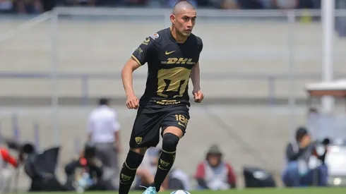 Alfonso Monroy durante un partido en CU.