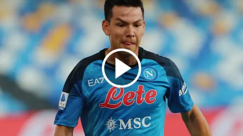 Chucky Lozano debe recuperarse de una lesión para volver a jugar en Napoli.