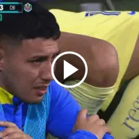 El llanto de Leo Suárez tras el tercer gol de Chivas