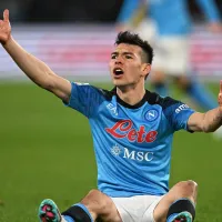 Napoli y un contundente accionar por la renovación del Chucky Lozano