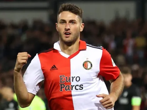 El increíble nuevo apodo que recibió Santi Giménez en Feyenoord