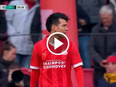 VIDEO: 'Chucky' Lozano abrió la goleada de PSV ante PEC Zwolle