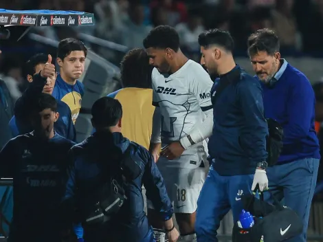 Buenas noticias para Pumas: se supo el parte oficial de la lesión de Caicedo