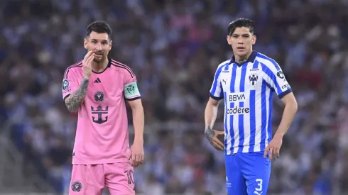 Lionel Messi se cruzó con Gerardo Arteaga y calentó el Rayados vs. Inter Miami