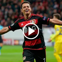 El saludo de Chicharito Hernández al Bayer Leverkusen por la Bundesliga