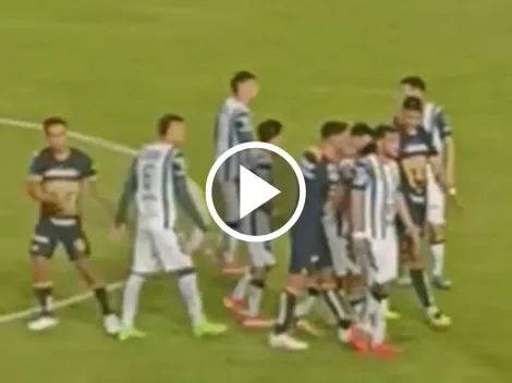 Video: el gesto de los jugadores de Pumas UNAM que nadie vio