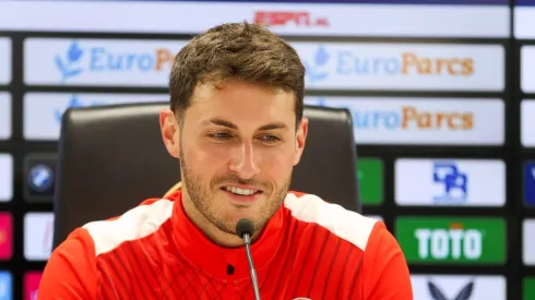 Santi Giménez recibió un afectuoso mensaje del astro argentino.