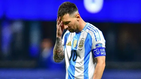 El capitán de la selección argentina no pudo convertir goles en su presentación.